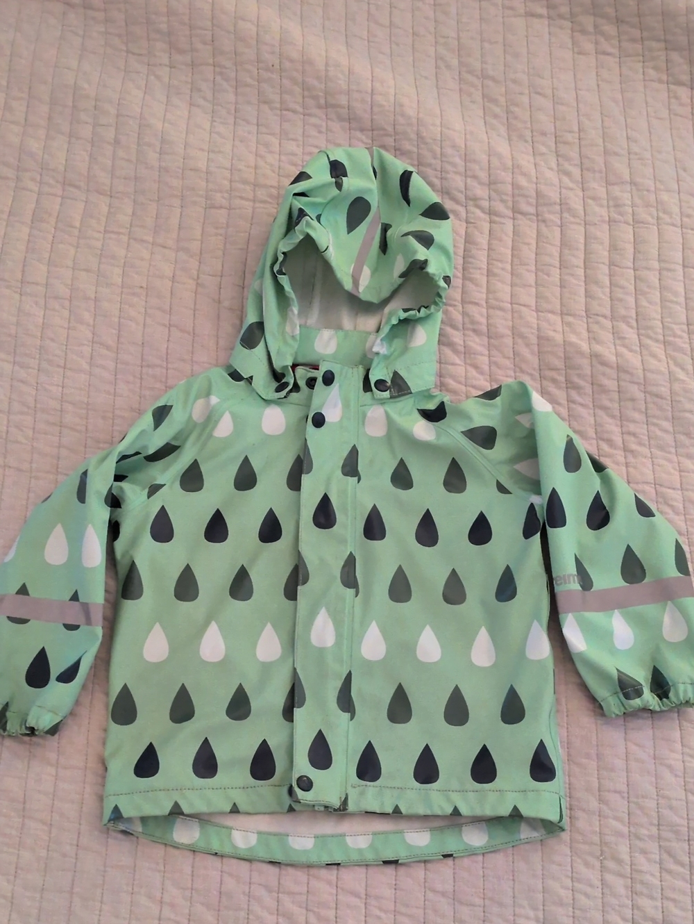Reima Raincoat - Raindrop Print